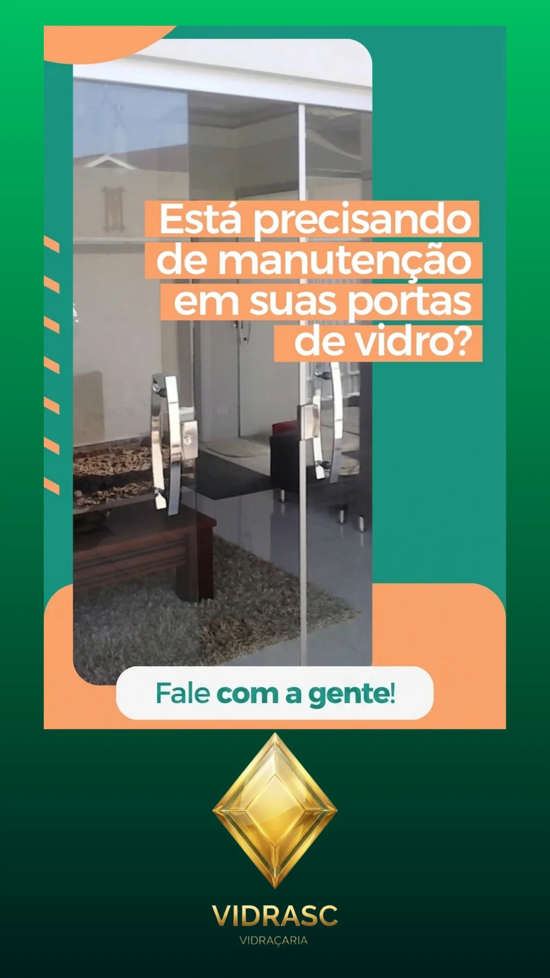 Manutenção de Janelas de Vidro