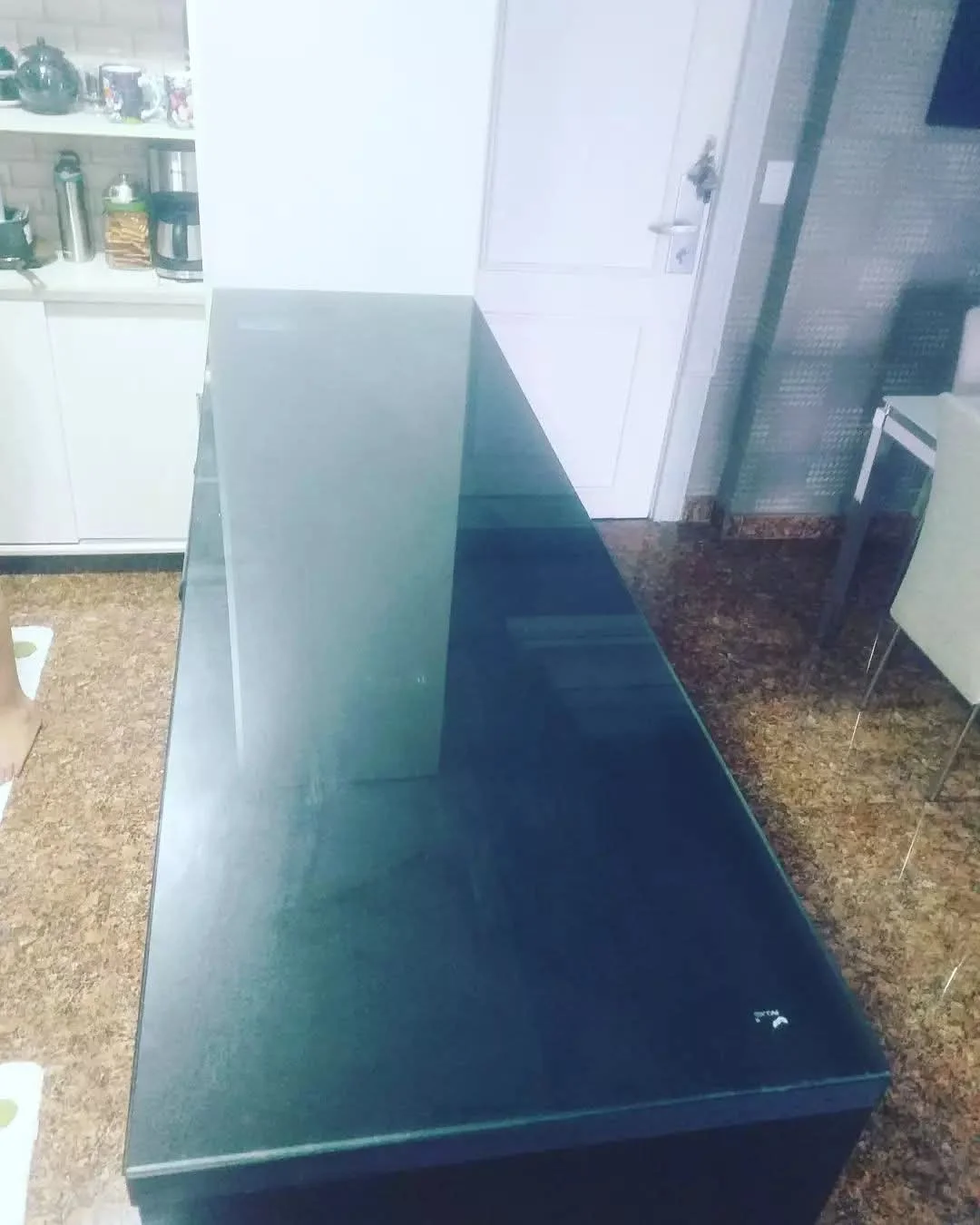 Tampo de bancada em vidro — VIDRASC Vidraçaria Joinville